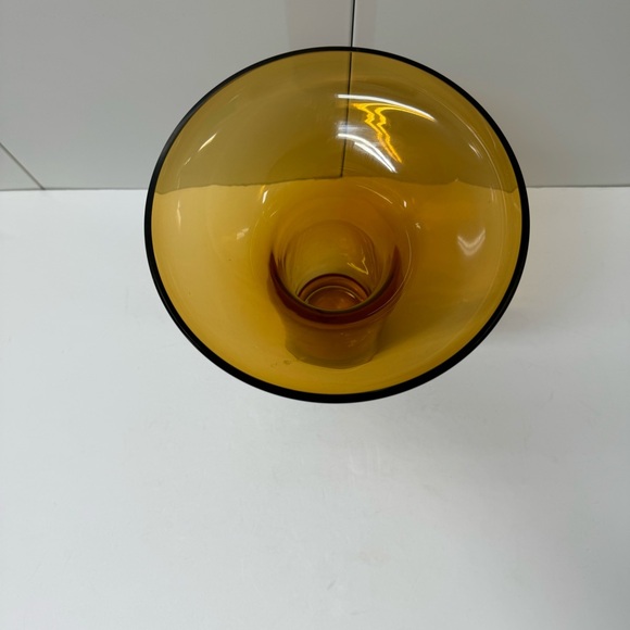 🇵🇱NWT AMBER / COBALT VASE GLASS DECOR - Picture 8 of 10